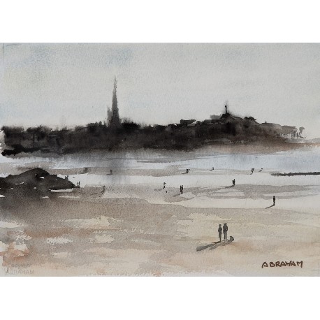 Aube sur St Malo